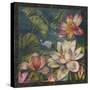 Lotus and Crane-Bill Jackson-Stretched Canvas