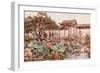 Lotus at Kodaiji-Ella Du Cane-Framed Giclee Print