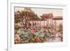 Lotus at Kodaiji-Ella Du Cane-Framed Giclee Print