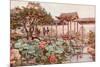 Lotus at Kodaiji-Ella Du Cane-Mounted Giclee Print