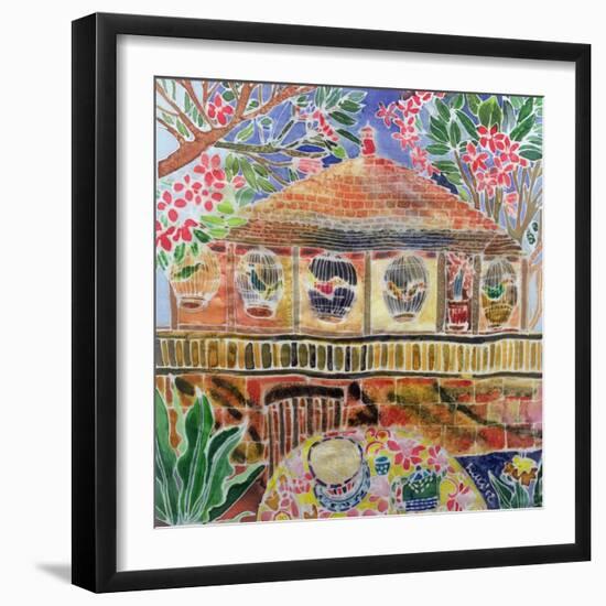 Lotus Cafe, Ubud, Bali, 2002-Hilary Simon-Framed Giclee Print