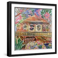 Lotus Cafe, Ubud, Bali, 2002-Hilary Simon-Framed Giclee Print