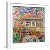 Lotus Cafe, Ubud, Bali, 2002-Hilary Simon-Framed Giclee Print