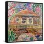 Lotus Cafe, Ubud, Bali, 2002-Hilary Simon-Framed Stretched Canvas