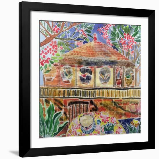 Lotus Cafe, Ubud, Bali, 2002-Hilary Simon-Framed Giclee Print