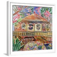 Lotus Cafe, Ubud, Bali, 2002-Hilary Simon-Framed Giclee Print