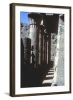Lotus Capitals, Temple of Horus, Edfu, Egypt, Ptolemaic Period, C251 Bc-C246 Bc-CM Dixon-Framed Photographic Print