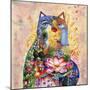 Lotus Cat-Oxana Zaika-Mounted Giclee Print