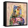 Lotus Cat-Oxana Zaika-Framed Stretched Canvas