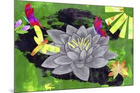 Lotus Flower-Wolf Heart Illustrations-Mounted Giclee Print