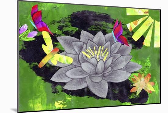 Lotus Flower-Wolf Heart Illustrations-Mounted Giclee Print