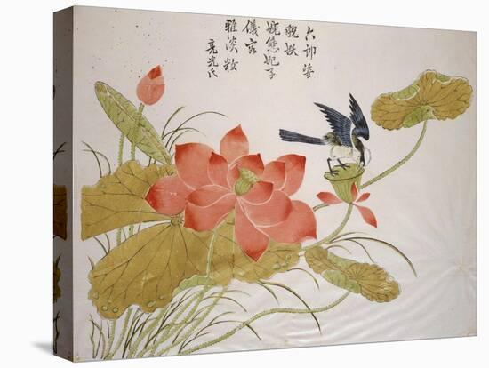 Lotus Flower-Ding Liangxian-Stretched Canvas