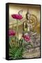 Lotus Flowers, Golden Buddha Statue, Phra Mongkonbophit, Ayutthaya, Thailand-Cindy Miller Hopkins-Framed Stretched Canvas