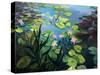 Lotus Flowers-kirilstanchev-Stretched Canvas