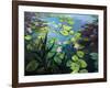 Lotus Flowers-kirilstanchev-Framed Art Print