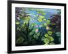 Lotus Flowers-kirilstanchev-Framed Art Print