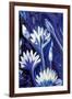 Lotus in Blue-Rabi Khan-Framed Art Print