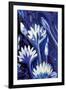 Lotus in Blue-Rabi Khan-Framed Art Print