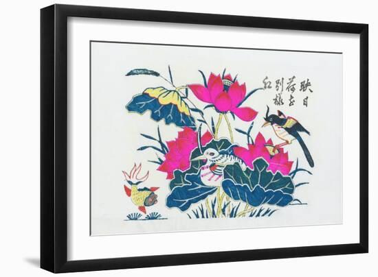 Lotus in Bright Sunlight, C.1980S-null-Framed Giclee Print