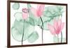 Lotus in Nature III-Melissa Wang-Framed Art Print