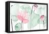 Lotus in Nature IV-Melissa Wang-Framed Stretched Canvas