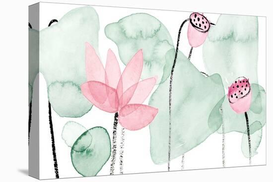 Lotus in Nature IV-Melissa Wang-Stretched Canvas