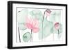Lotus in Nature IV-Melissa Wang-Framed Premium Giclee Print