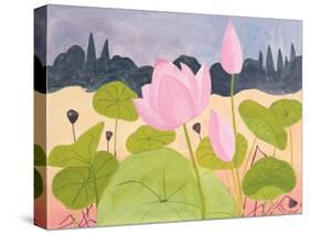 Lotus in the Garrigue, 1984-Marie Hugo-Stretched Canvas