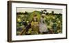 Lotus Lilies-Charles Courtney Curran-Framed Premium Giclee Print