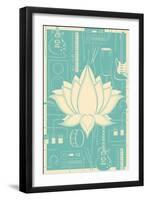 Lotus Music-null-Framed Premium Giclee Print