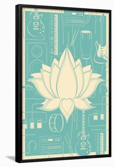 Lotus Music-null-Framed Poster