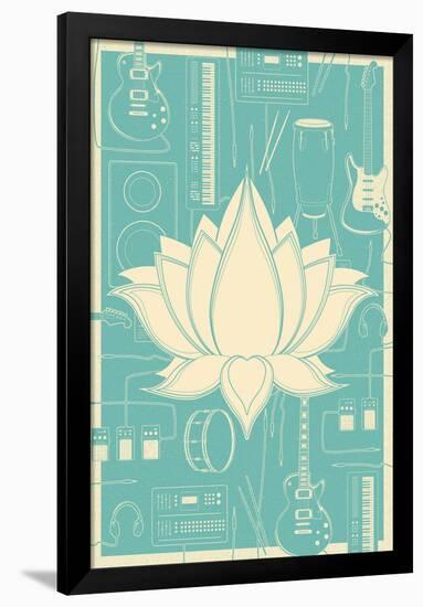 Lotus Music-null-Framed Poster