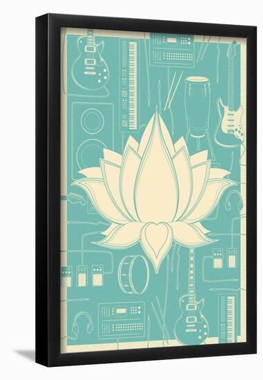 Lotus Music-null-Framed Poster