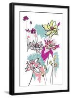 Lotus Pastel-null-Framed Giclee Print