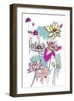 Lotus Pastel-null-Framed Giclee Print