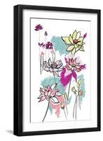 Lotus Pastel-null-Framed Giclee Print