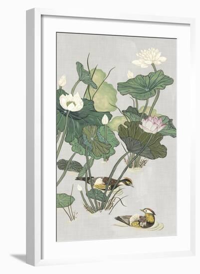 Lotus Pond I-Melissa Wang-Framed Art Print