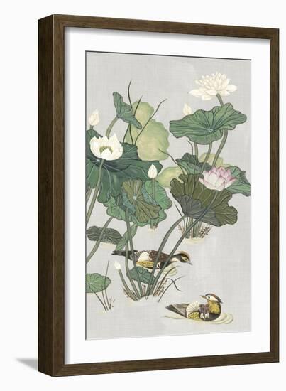 Lotus Pond I-Melissa Wang-Framed Art Print