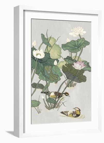 Lotus Pond I-Melissa Wang-Framed Art Print