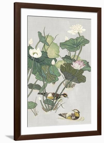 Lotus Pond I-Melissa Wang-Framed Art Print