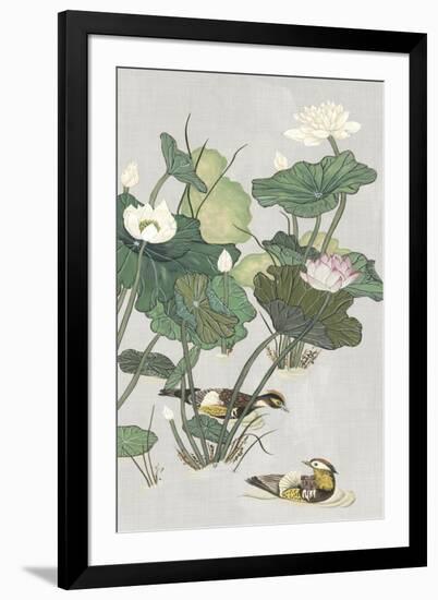 Lotus Pond I-Melissa Wang-Framed Art Print