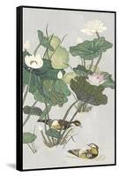 Lotus Pond I-Melissa Wang-Framed Stretched Canvas