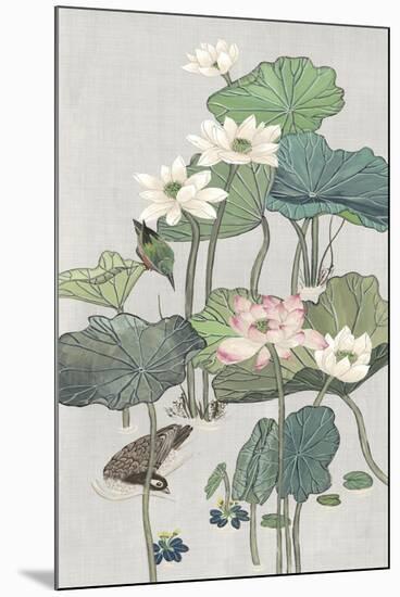 Lotus Pond II-Melissa Wang-Mounted Art Print