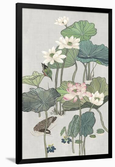 Lotus Pond II-Melissa Wang-Framed Art Print