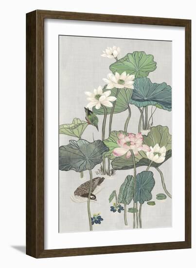 Lotus Pond II-Melissa Wang-Framed Art Print