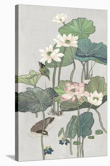 Lotus Pond II-Melissa Wang-Stretched Canvas