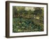 Lotus Pond, Shiba, Tokyo, 1886-Theodore Wores-Framed Giclee Print