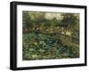 Lotus Pond, Shiba, Tokyo, 1886-Theodore Wores-Framed Giclee Print