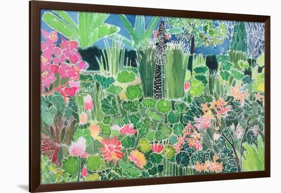 Lotus Pond, Ubud, Bali, 1997-Hilary Simon-Framed Giclee Print