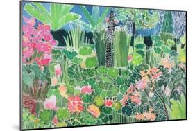 Lotus Pond, Ubud, Bali, 1997-Hilary Simon-Mounted Giclee Print